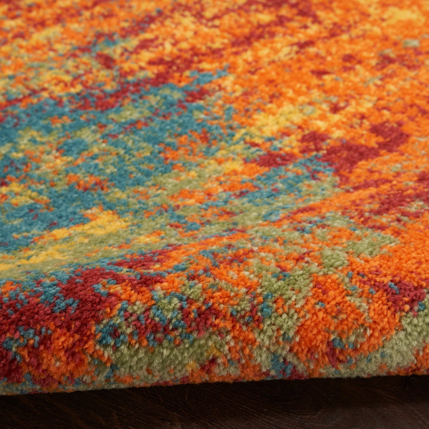 Tapis abstrait d'intérieur/extérieur Nourison Sandy