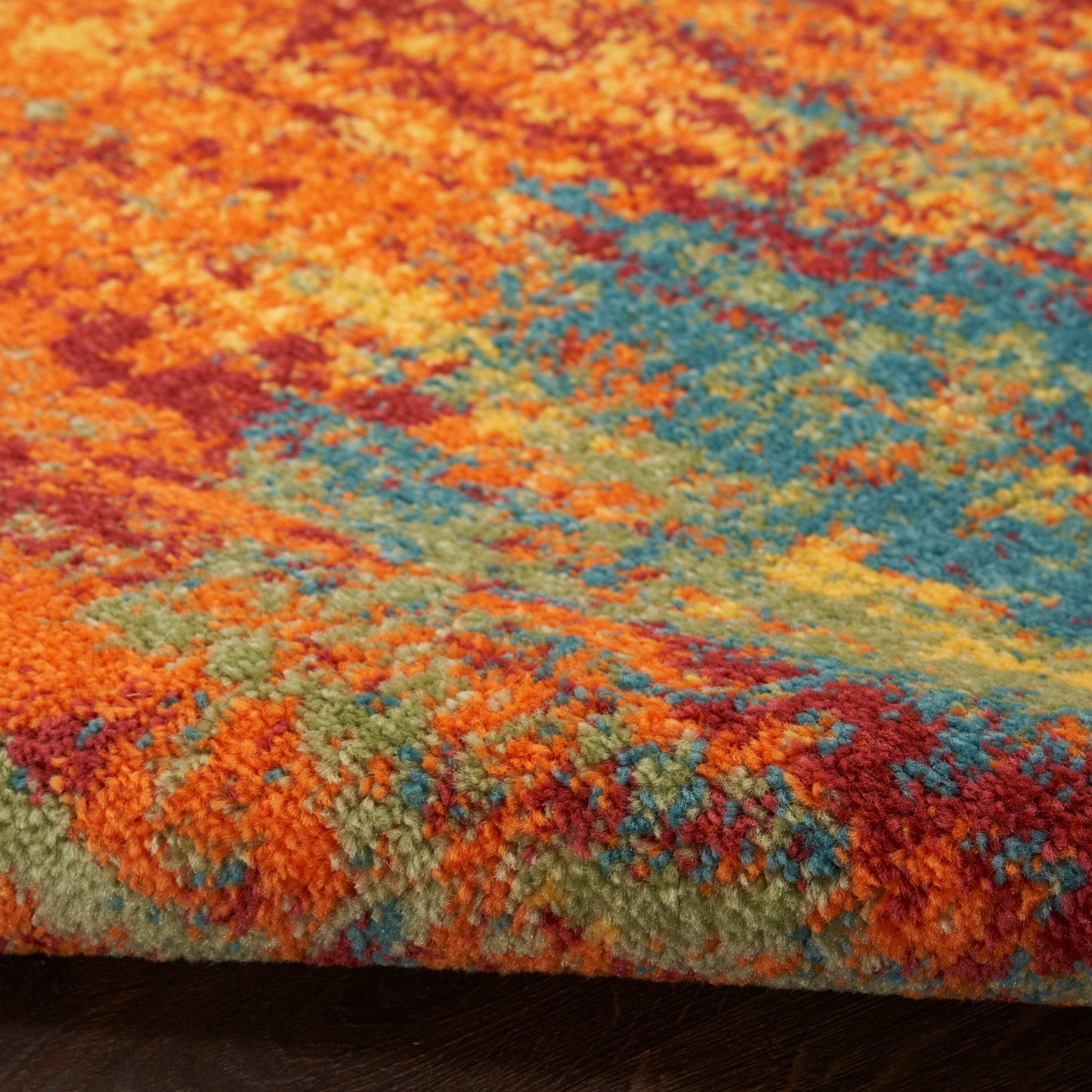 Tapis abstrait d'intérieur/extérieur Nourison Sandy