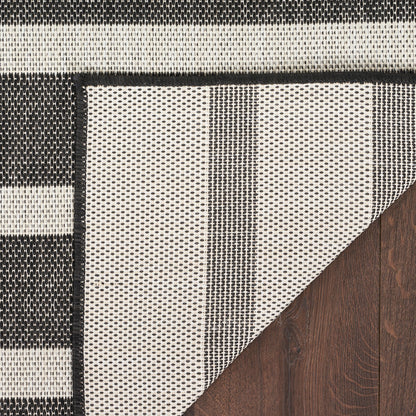 Tapis rayé intérieur/extérieur Nourison Selerno.