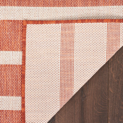 Tapis rayé intérieur/extérieur Nourison Selerno.