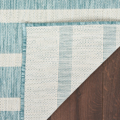 Tapis rayé intérieur/extérieur Nourison Selerno.