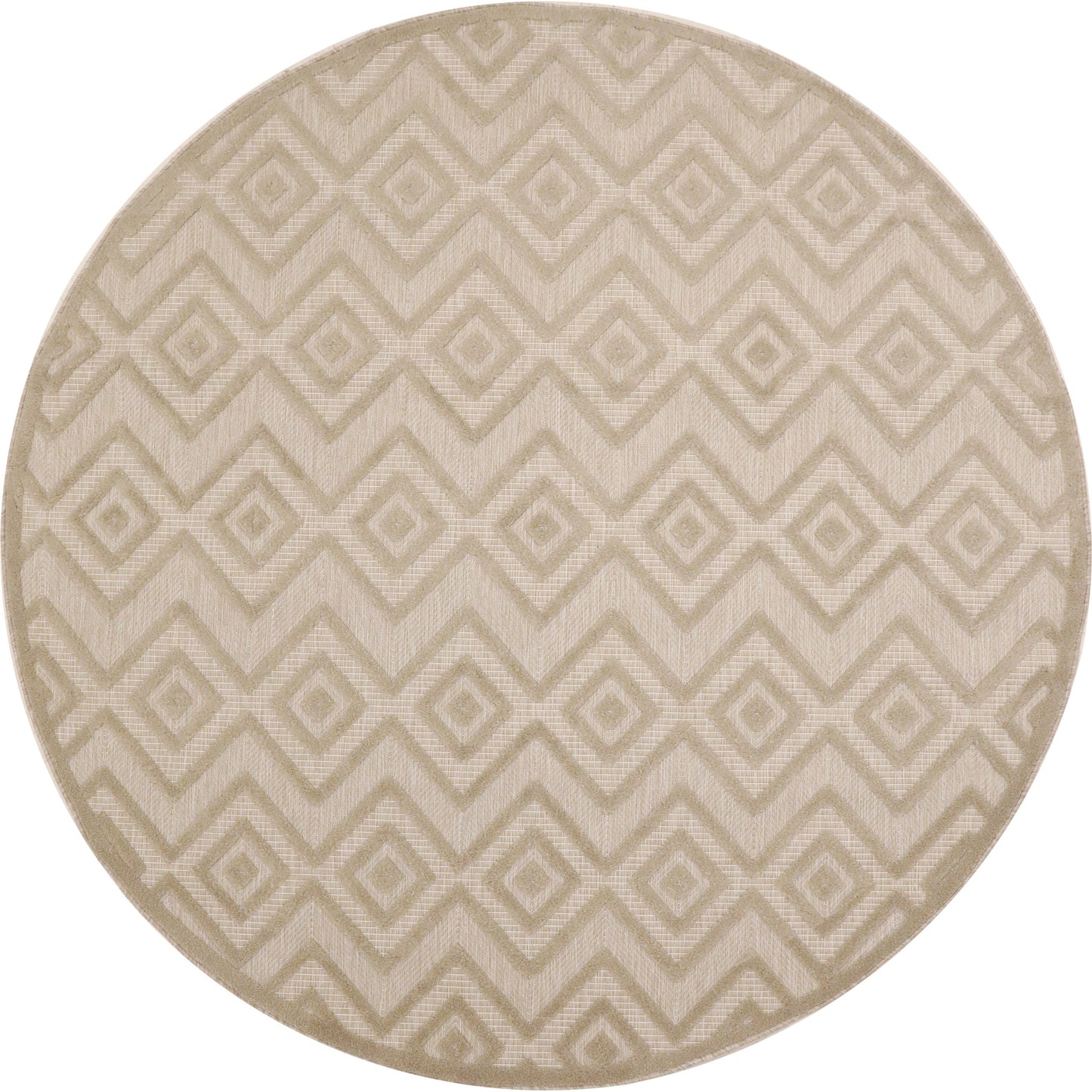 Tapis Nourison polyvalent pour intérieur/extérieur à tissage plat géométrique