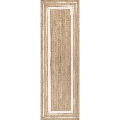 Tapis côtier en jute tressé Nuloom Rikki