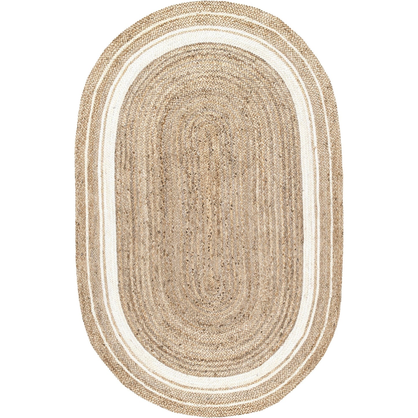 Tapis côtier en jute tressé Nuloom Rikki