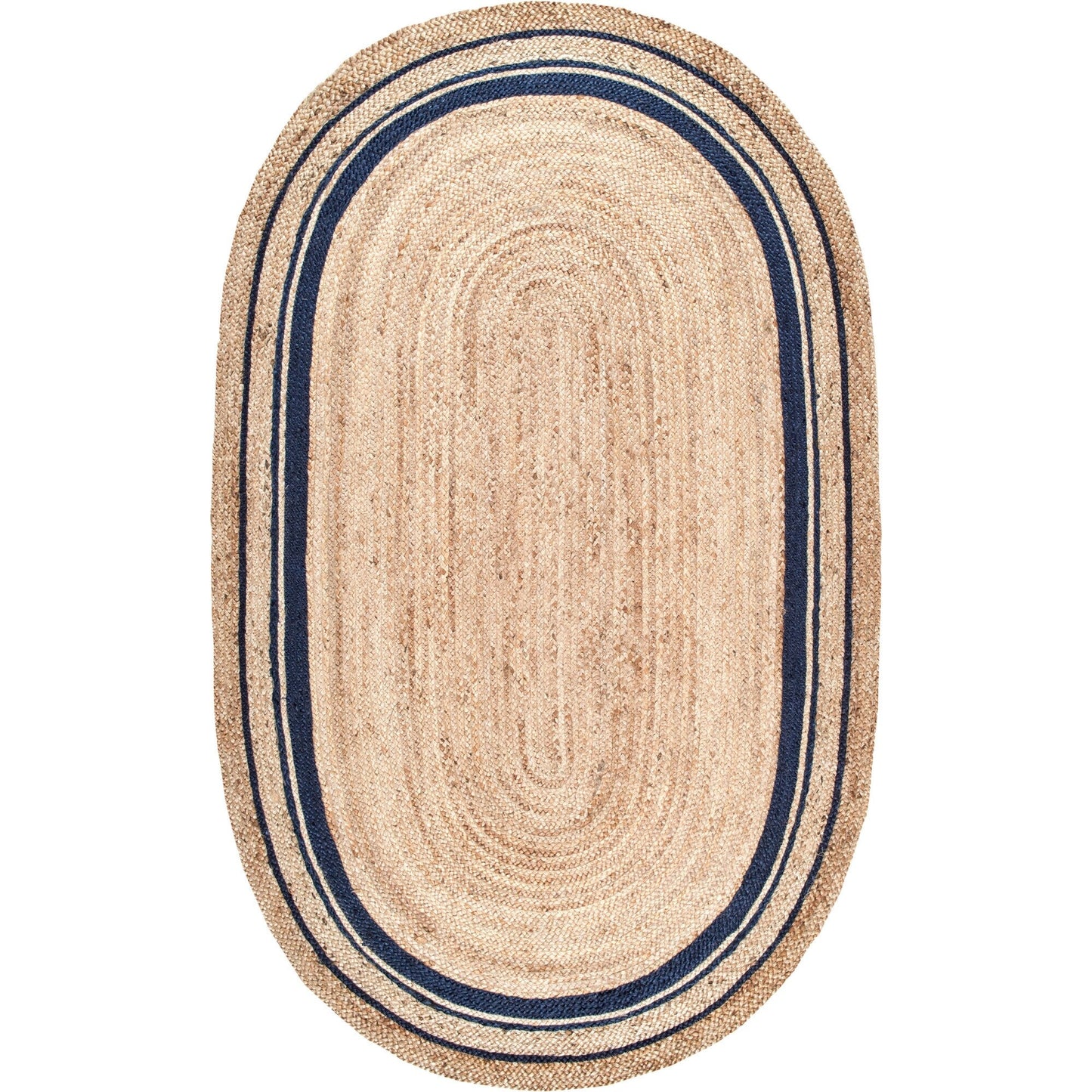Tapis côtier en jute tressé Nuloom Rikki