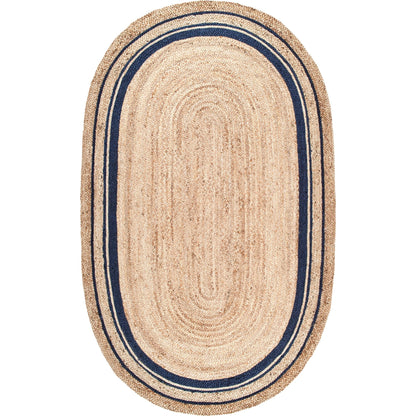 Tapis côtier en jute tressé Nuloom Rikki