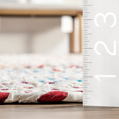 Tapis bohème tressé à la main Nuloom Tammara