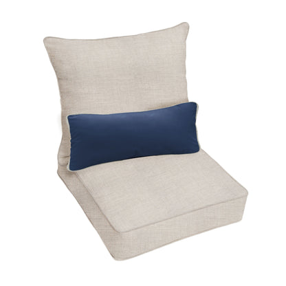 Ensemble coussin et coussin de chaise Oakley Sunbrella Solid pour intérieur/extérieur