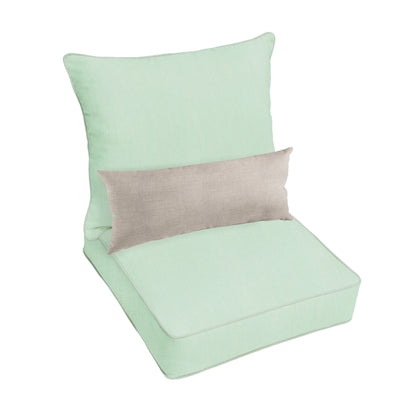 Ensemble coussin et coussin de chaise Oakley Sunbrella Solid pour intérieur/extérieur