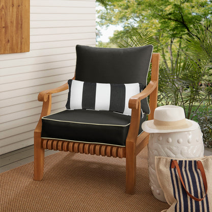 Ensemble coussin et coussin de chaise Oakley Sunbrella Solid pour intérieur/extérieur