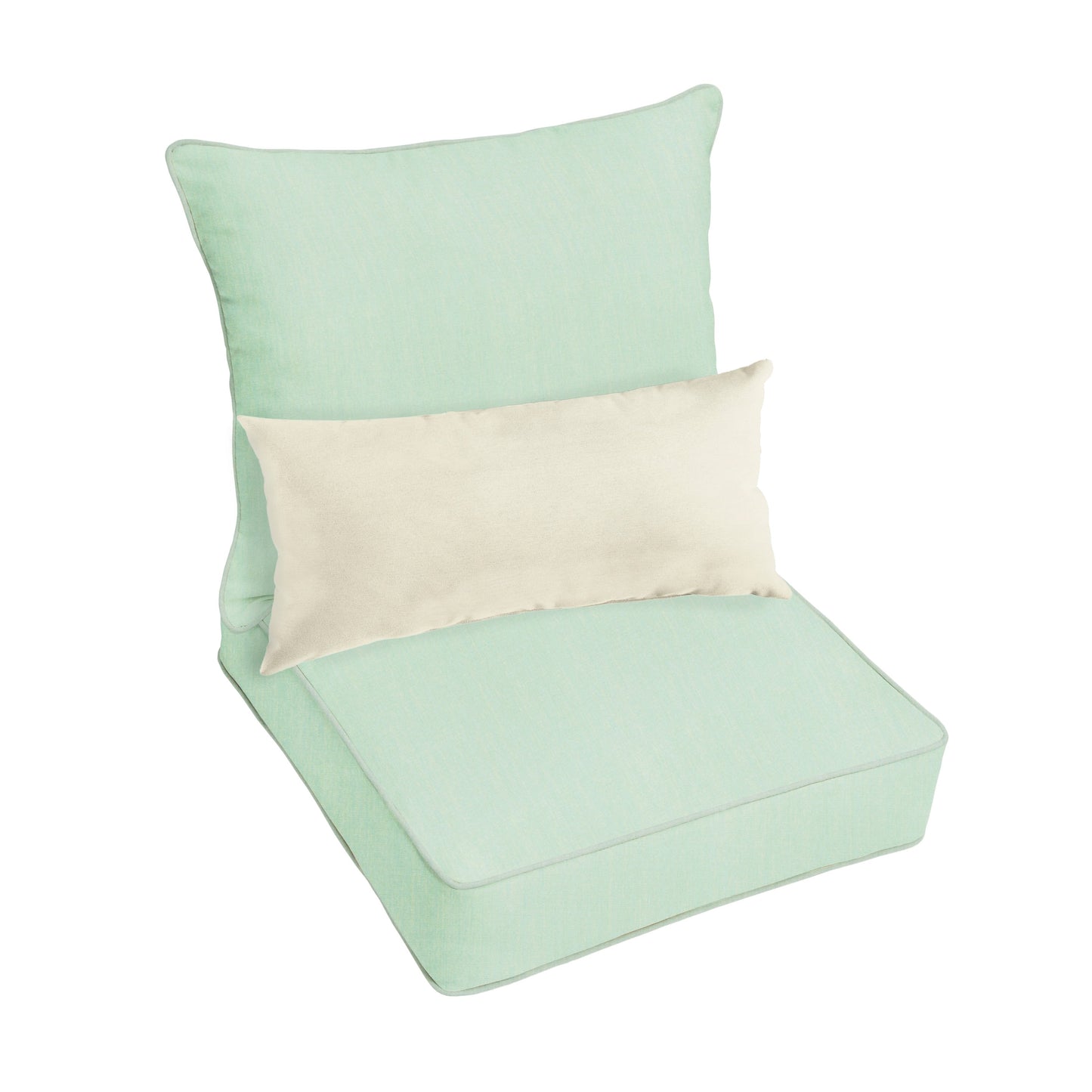 Ensemble coussin et coussin de chaise Oakley Sunbrella Solid pour intérieur/extérieur