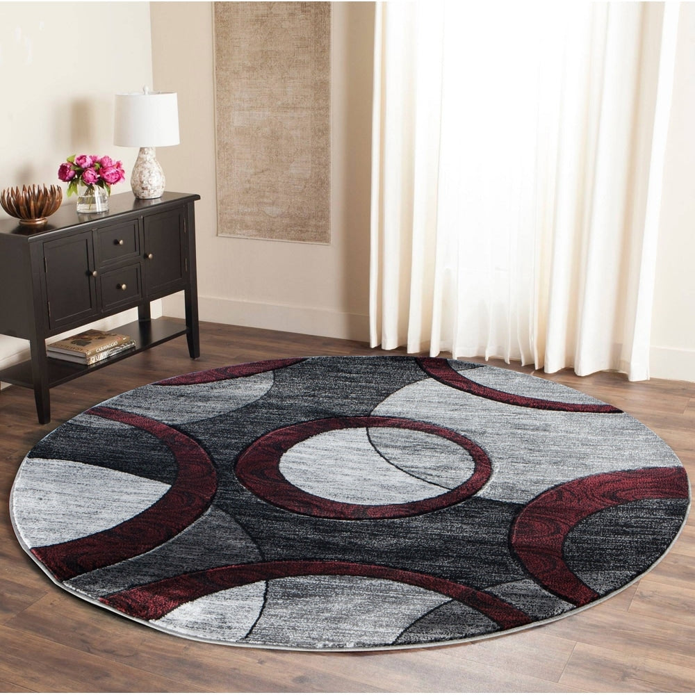 Tapis à motifs géométriques abstraits de la collection Orelsi