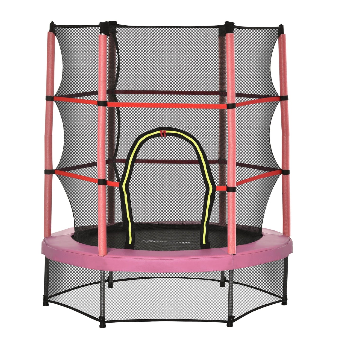 Trampoline Outsunny pour enfants de 1,5 m de diamètre avec filet pour l'intérieur et l'extérieur, de 3 à 6 ans