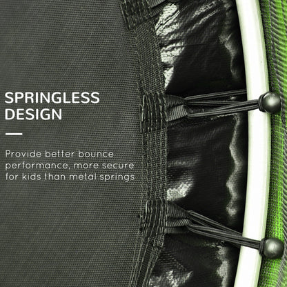 Trampoline Outsunny pour enfants de 1,5 m de diamètre avec filet pour l'intérieur et l'extérieur, de 3 à 6 ans