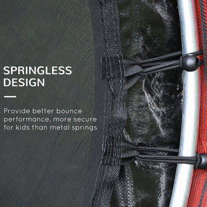 Trampoline Outsunny pour enfants de 1,5 m de diamètre avec filet pour l'intérieur et l'extérieur, de 3 à 6 ans