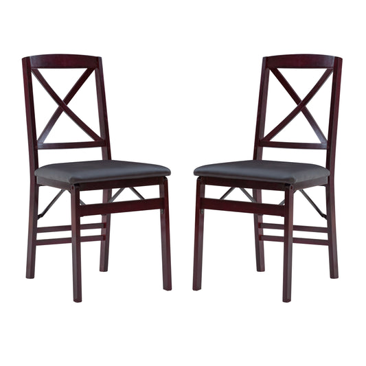 Chaise pliante Porch &amp; Den Espresso (lot de 2)