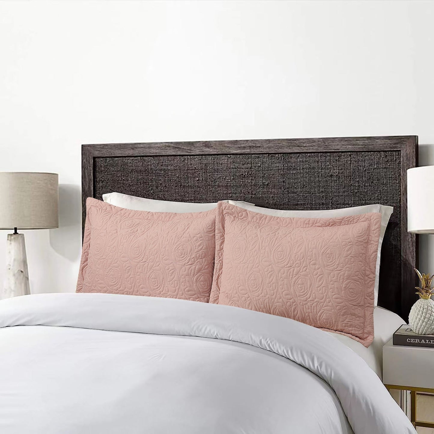 Housse de coussin brodée Porch &amp; Den Manor (lot de 2)