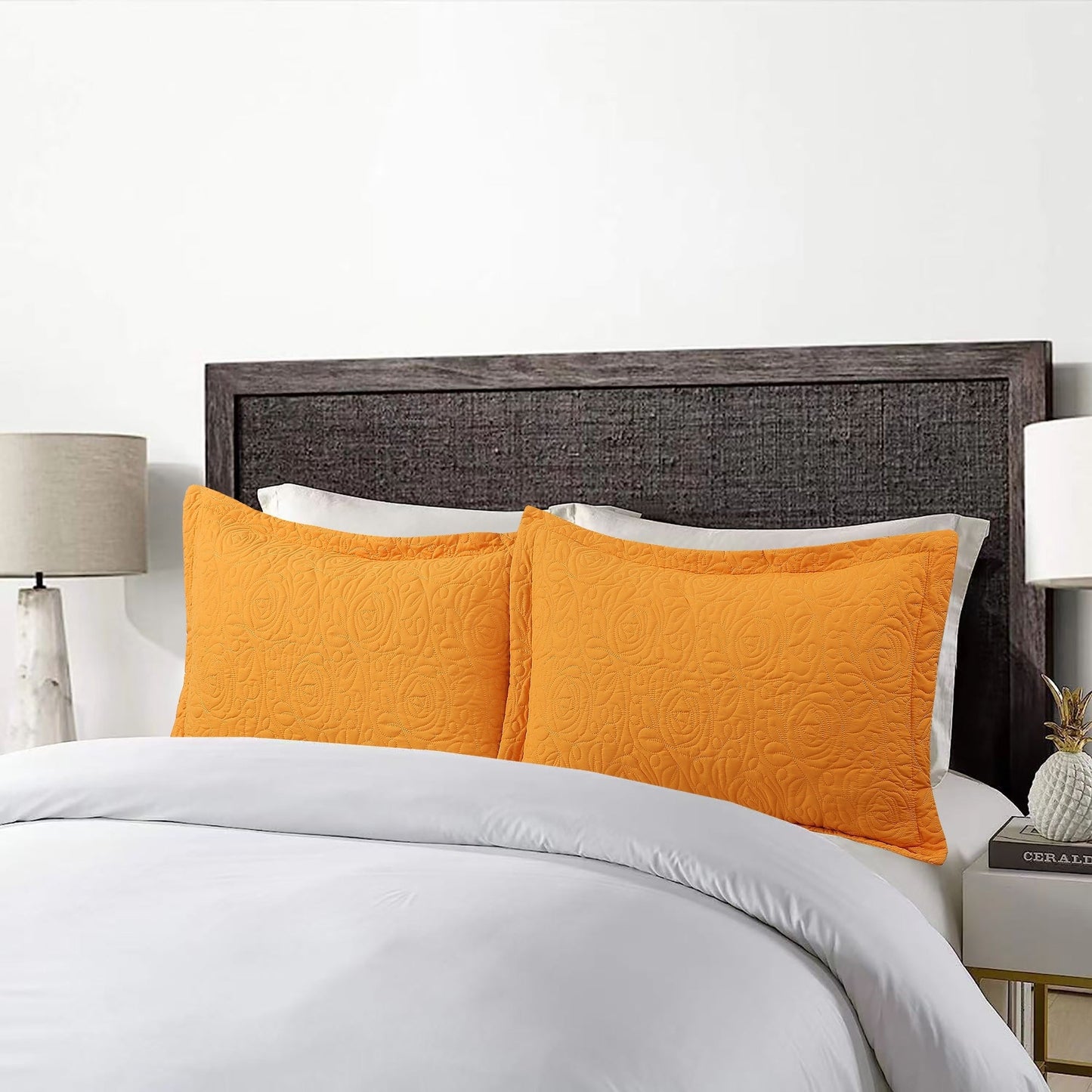 Housse de coussin brodée Porch &amp; Den Manor (lot de 2)