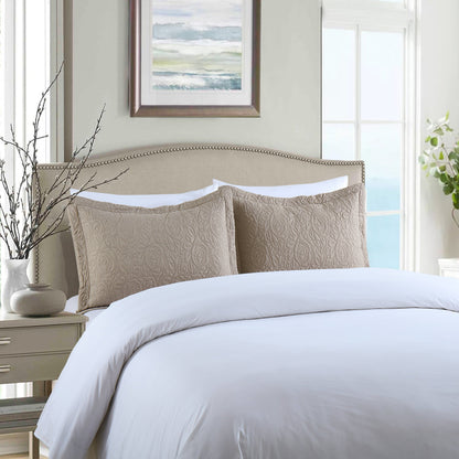 Housse de coussin brodée Porch &amp; Den Manor (lot de 2)