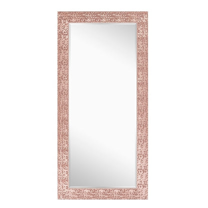 Miroir vertical pleine longueur à motif mosaïque de qualité supérieure - Miroir d'habillage complet sur pied, incliné ou autoportant