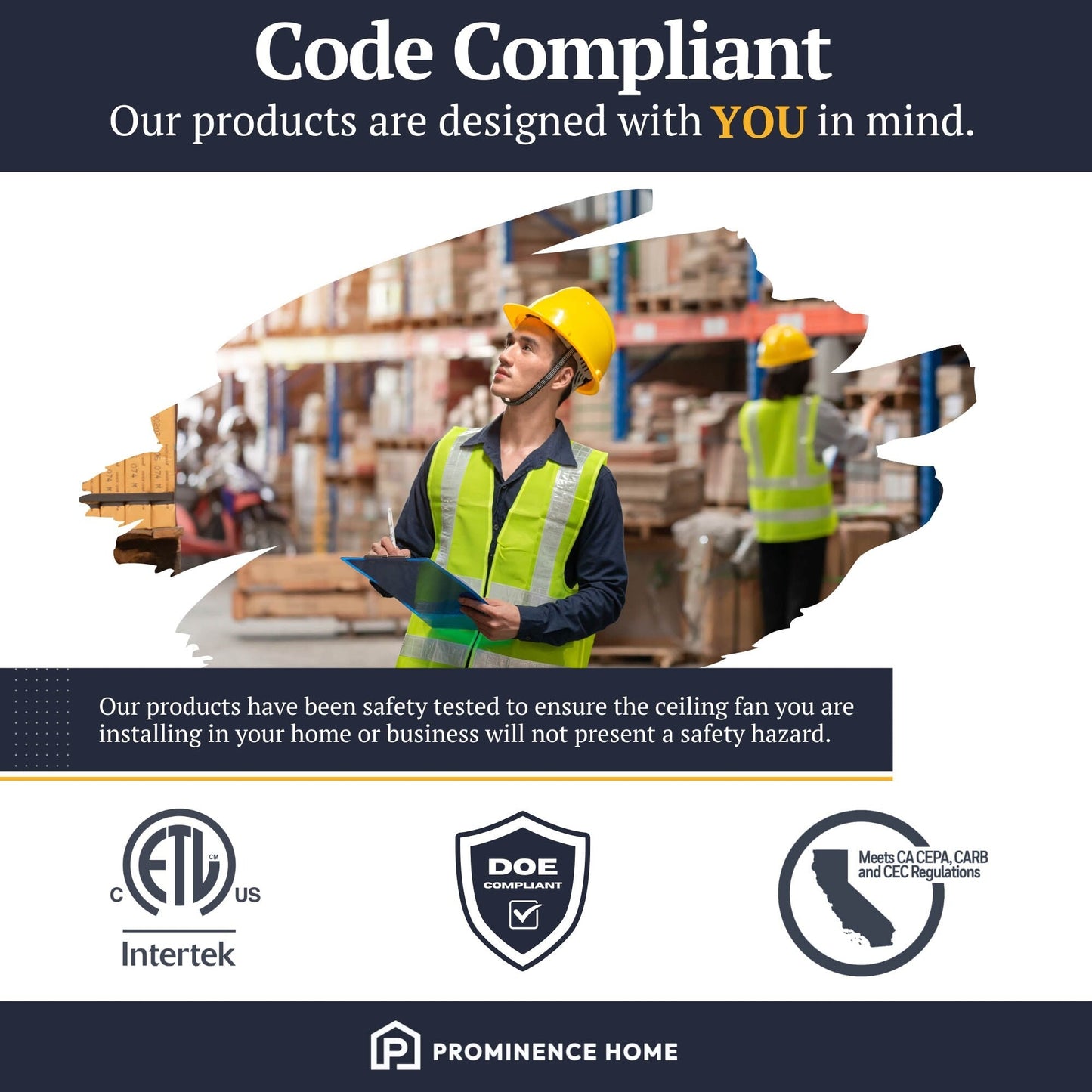 Ventilateur de plafond intérieur Prominence Home Renton style ferme traditionnelle