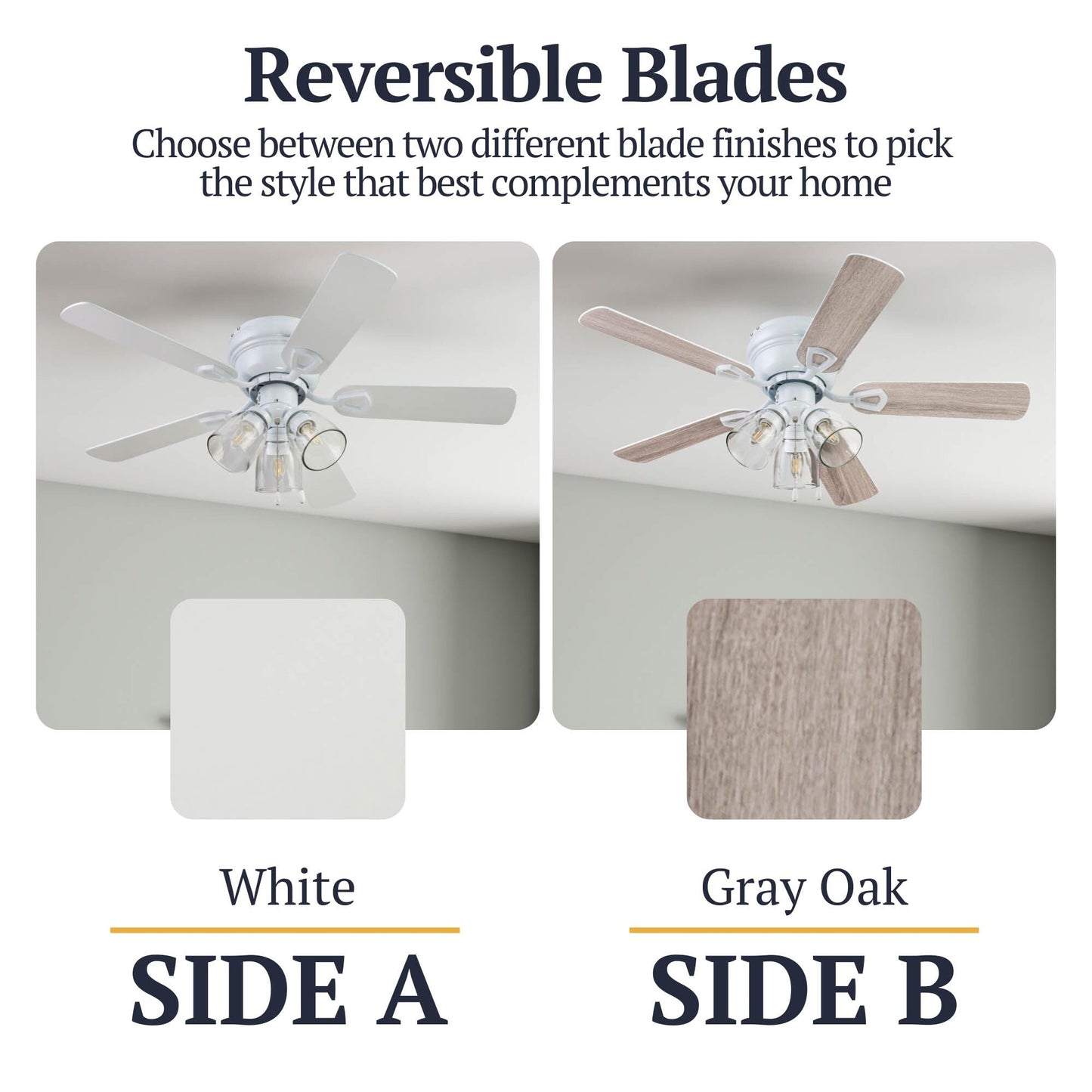 Ventilateur de plafond intérieur Prominence Home Renton style ferme traditionnelle