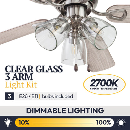 Ventilateur de plafond intérieur Prominence Home Renton style ferme traditionnelle