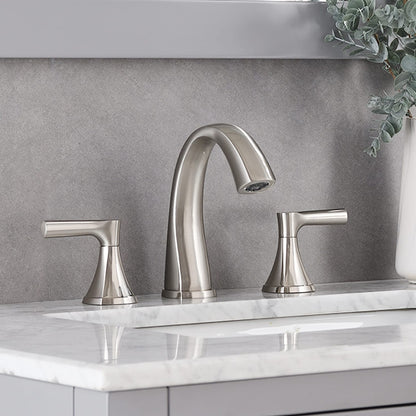 Robinet de lavabo de salle de bain à large diffusion Proox 8 SpotShield avec ensemble de vidange