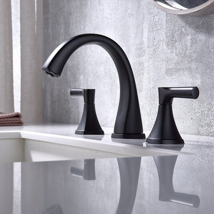 Robinet de lavabo de salle de bain à large diffusion Proox 8 SpotShield avec ensemble de vidange