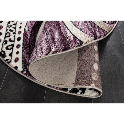 Tapis à tourbillons abstraits de la collection Rhodes