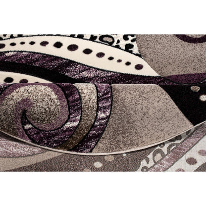 Tapis à tourbillons abstraits de la collection Rhodes