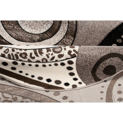 Tapis à tourbillons abstraits de la collection Rhodes