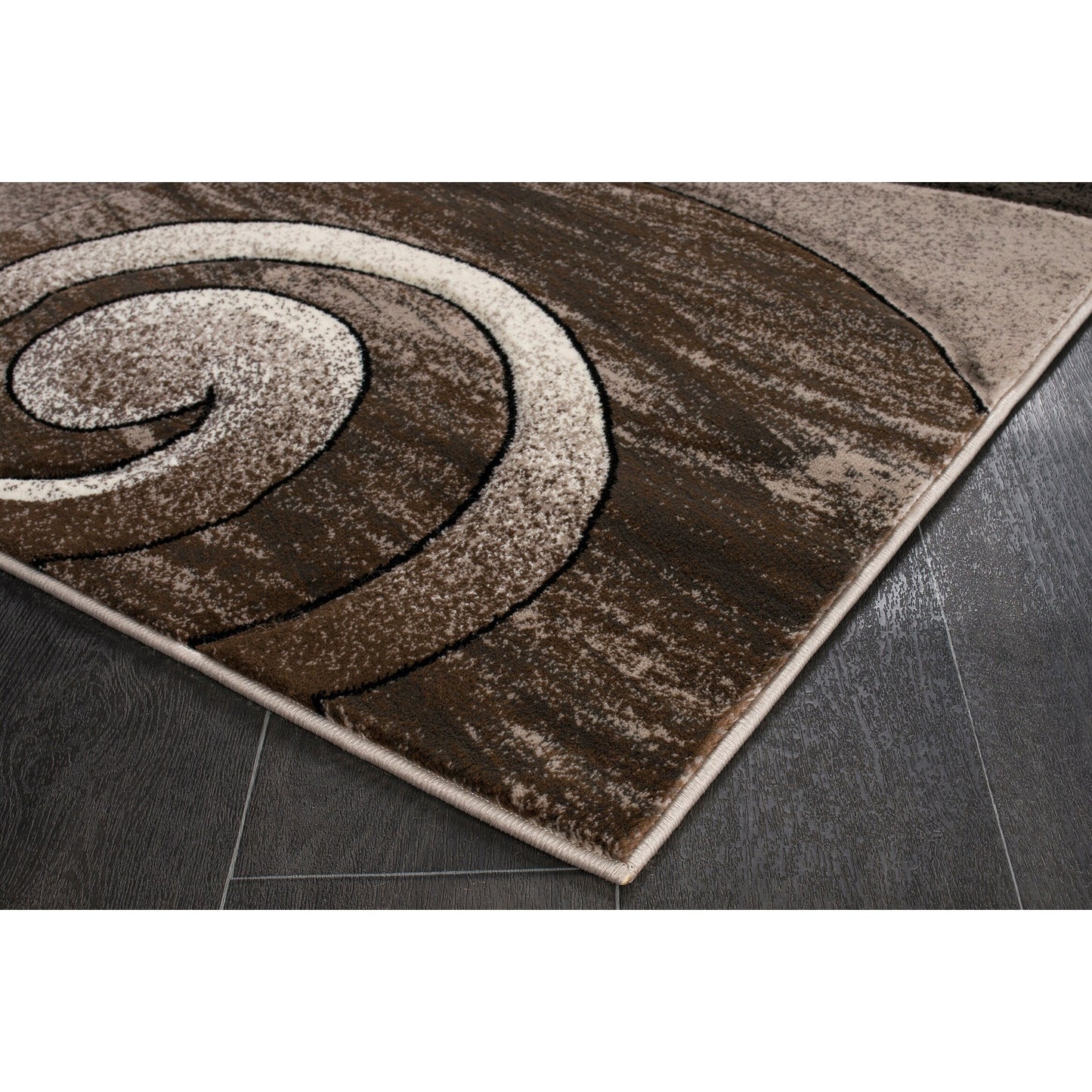 Tapis à tourbillons abstraits de la collection Rhodes