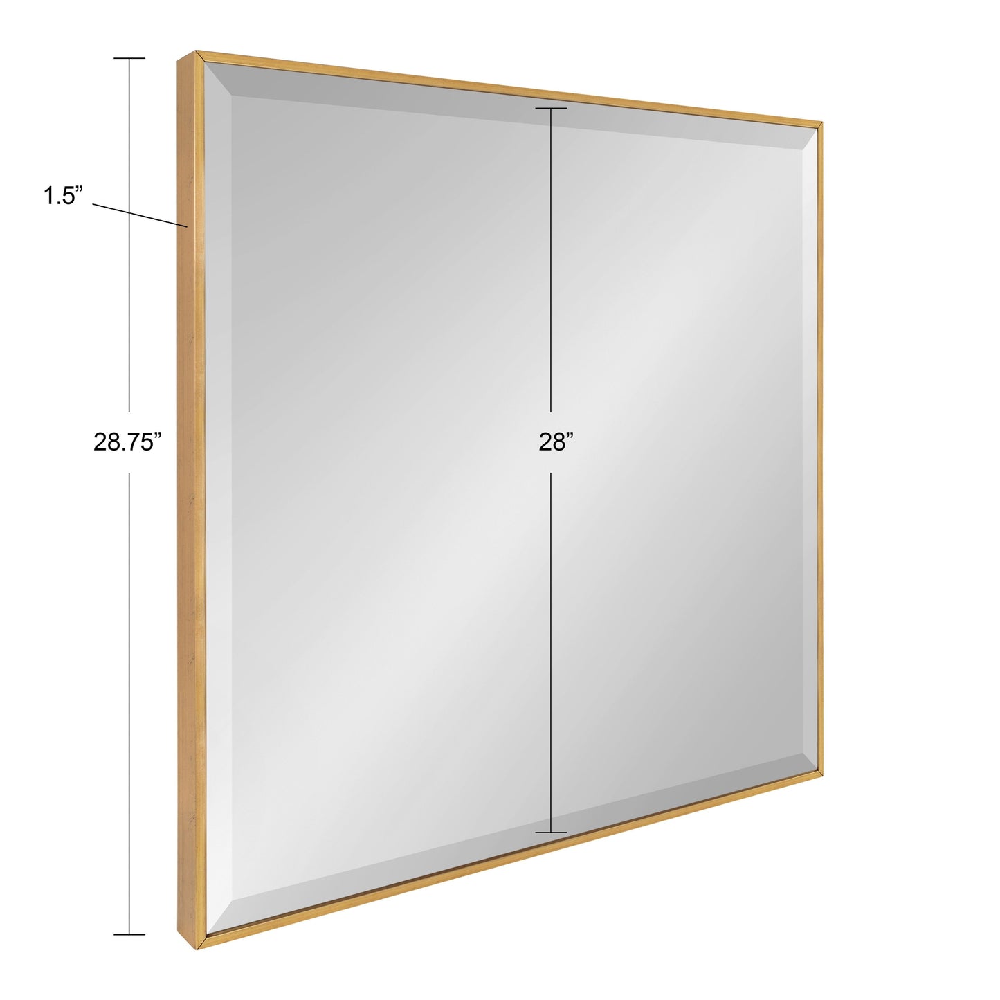 Miroir mural décoratif encadré Rhodes