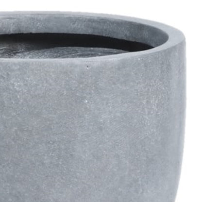 Jardinière ronde conique en MgO, pour l'intérieur et l'extérieur