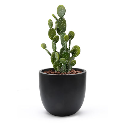 Jardinière ronde conique en MgO, pour l'intérieur et l'extérieur