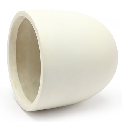 Jardinière ronde conique en MgO, pour l'intérieur et l'extérieur