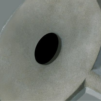 Jardinière ronde conique en MgO, pour l'intérieur et l'extérieur