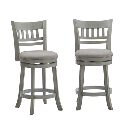 Tabouret de bar pivotant 24h à dossier en treillis Rovinj