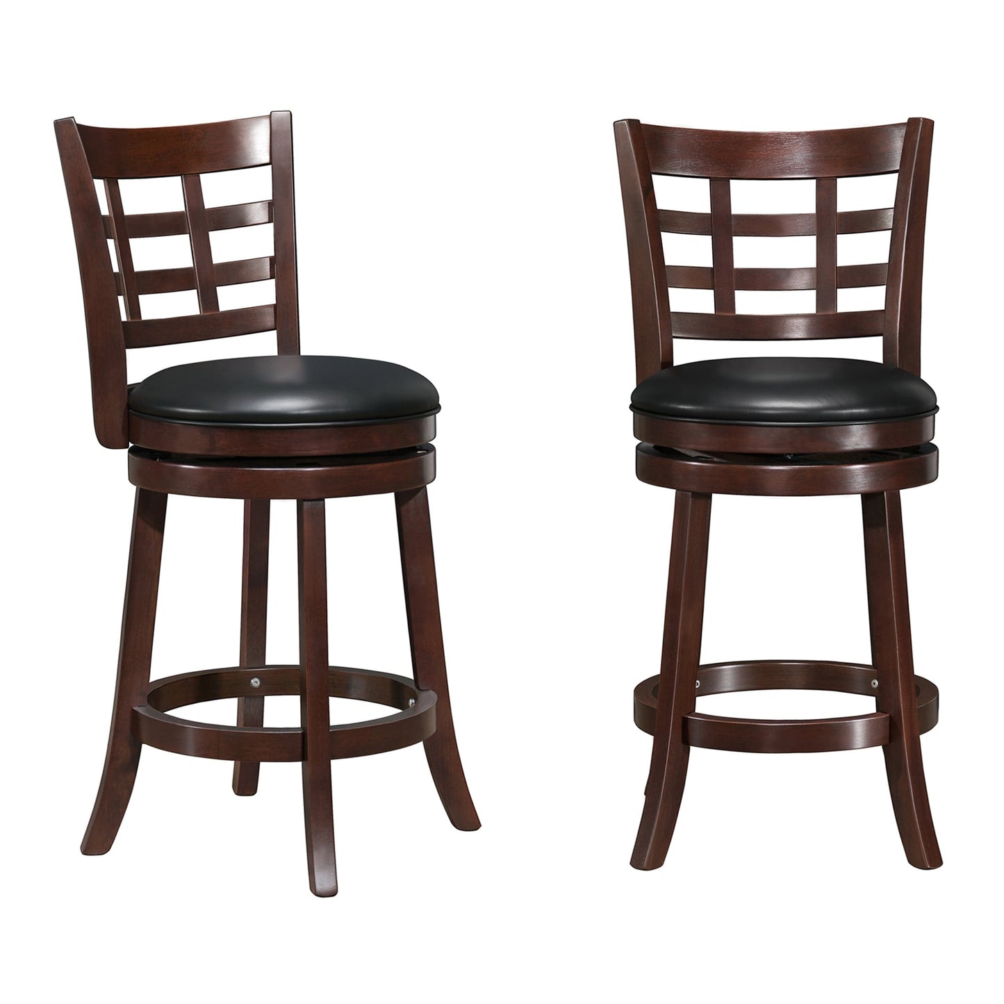 Tabouret de bar pivotant à dossier rembourré Rovinj