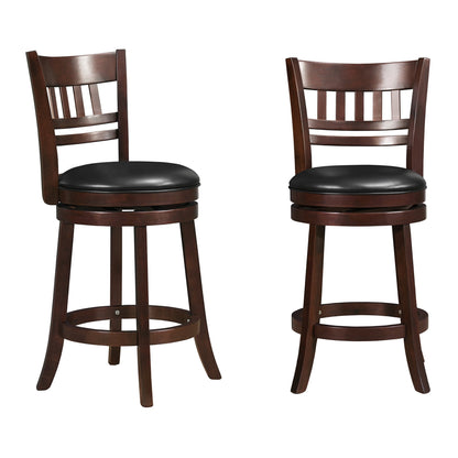 Tabouret de bar pivotant à dossier rembourré Rovinj