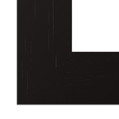 Miroir de ferme rustique Miroir de courtoisie Cadre en bois massif avec miroir de style grange en métal