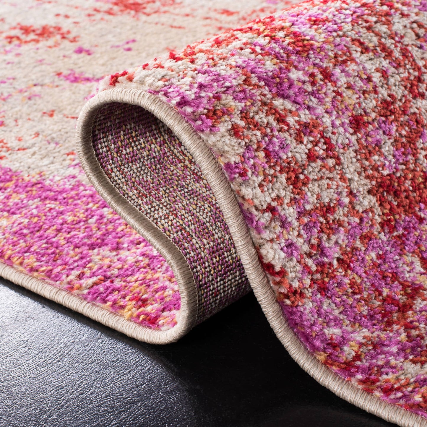 Tapis Adirondack Guillerma moderne abstrait vieilli SAFAVIEH