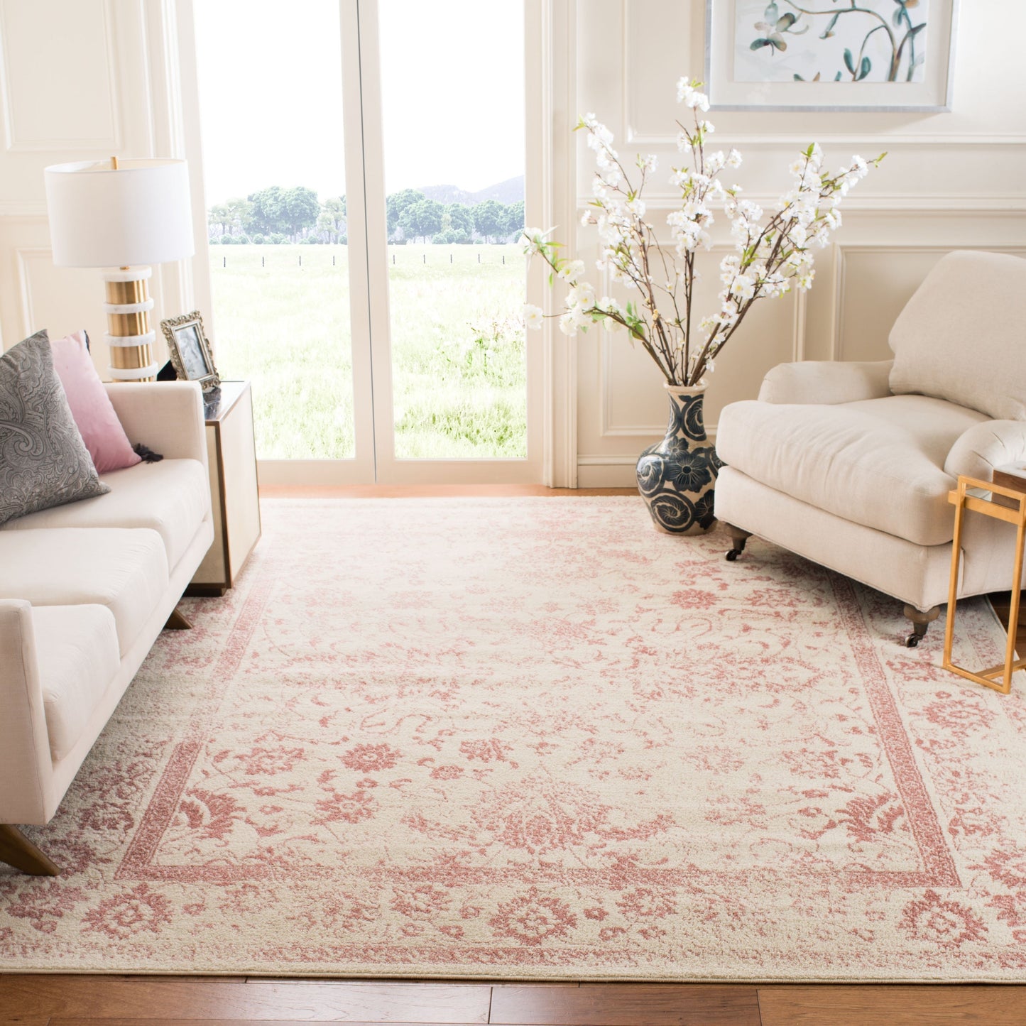 Tapis SAFAVIEH Adirondack Riin rustique shabby chic vieilli.