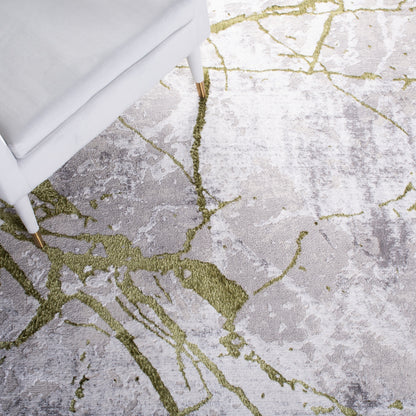 Tapis SAFAVIEH Amelia Alli moderne abstrait à l'aspect vieilli