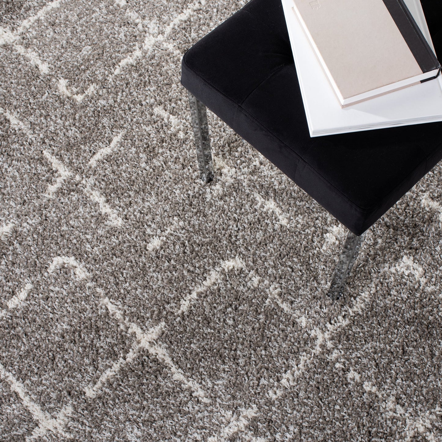 Tapis SAFAVIEH Arizona Shag Ghinwa de 1,2 pouce d'épaisseur