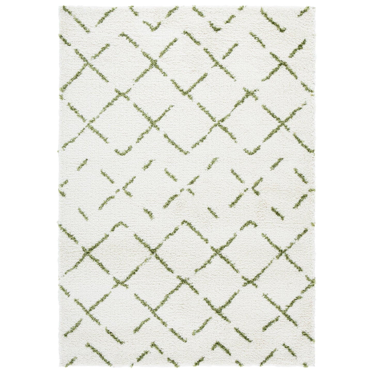 Tapis SAFAVIEH Arizona Shag Ghinwa de 1,2 pouce d'épaisseur