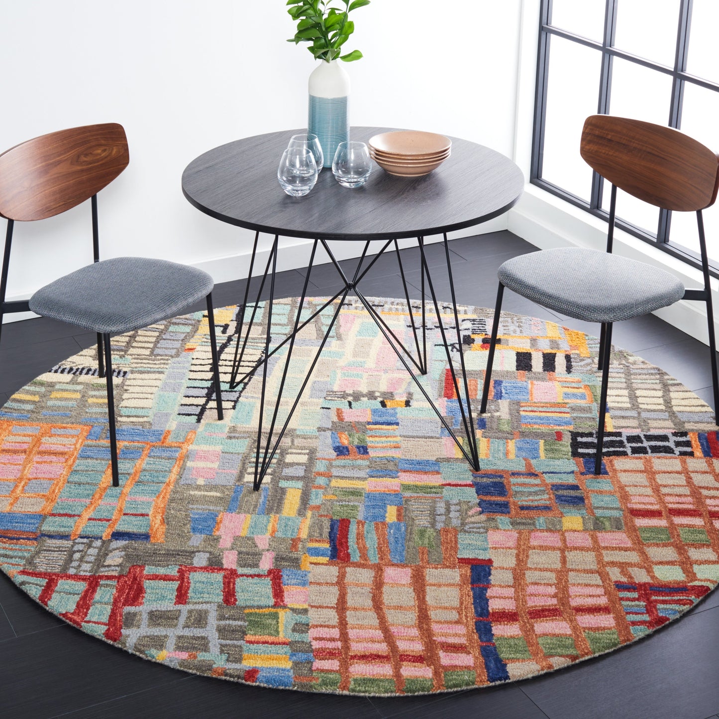 Tapis en laine abstrait bohème SAFAVIEH Aspen Anemone