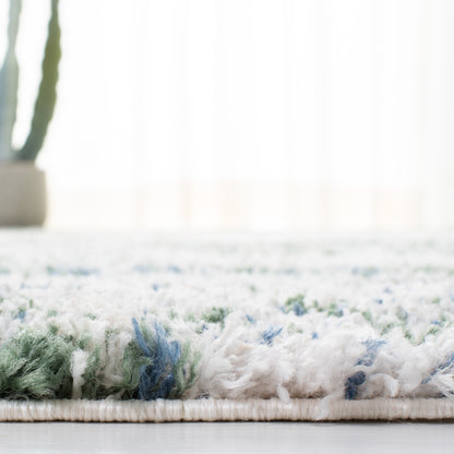 Tapis berbère Shag Tikvah moderne SAFAVIEH de 1,2 pouce d'épaisseur