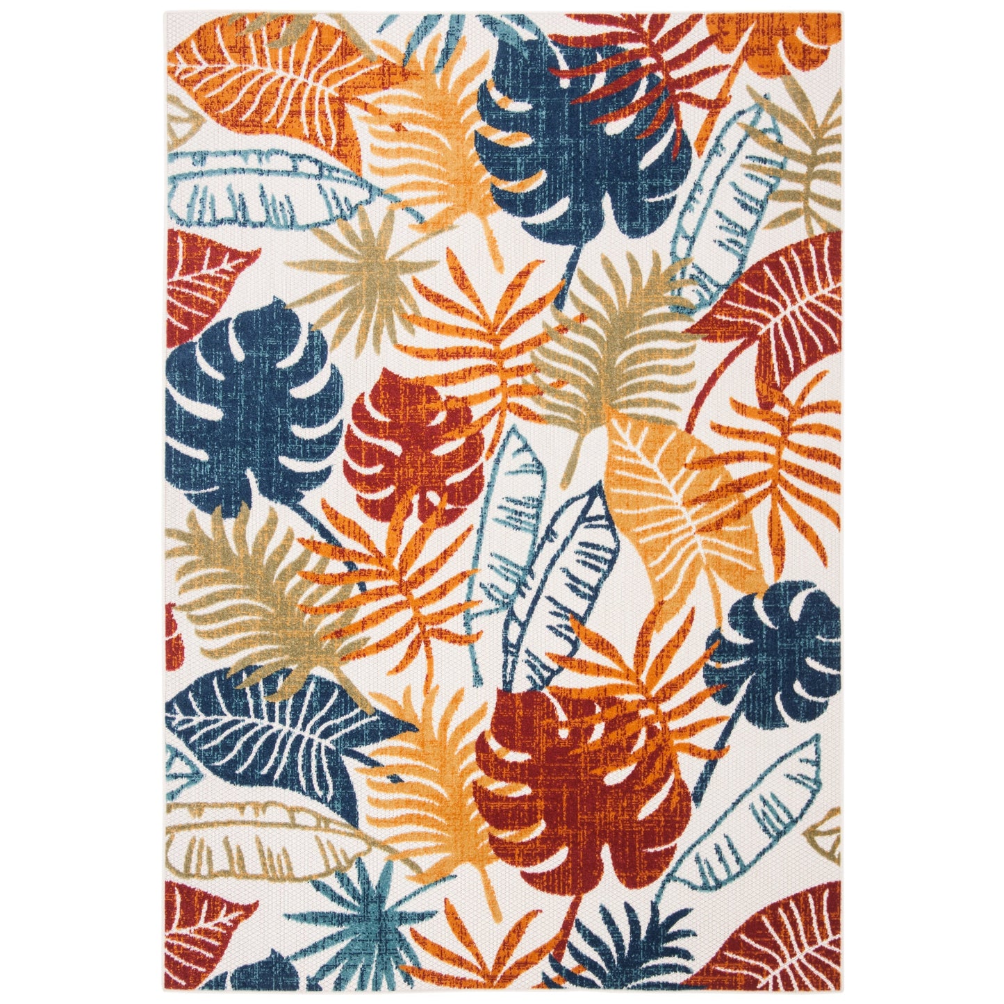 Tapis de patio imperméable à motif floral pour intérieur/extérieur SAFAVIEH Cabana Arik